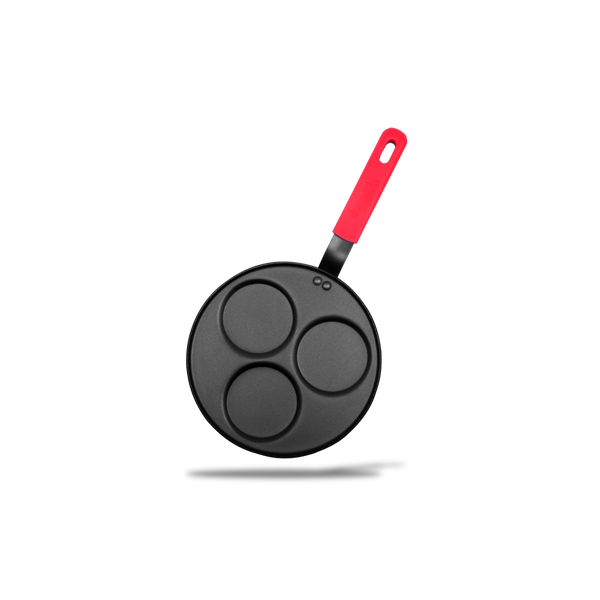 Carbon Steel Uthappam Pan with Lid (26.2cm) - Dynamic Cookwares