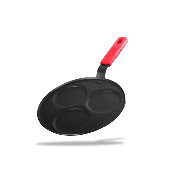 Carbon Steel Uthappam Pan with Lid (26.2cm) - Dynamic Cookwares