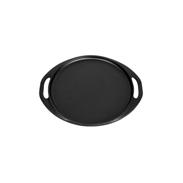 Premium Cast Iron Dosa/Roti/Pizza Tawa with Glass Lid (11 Inch/28.30 cm) - Dynamic Cookwares