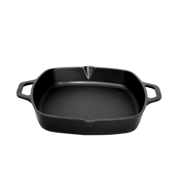 Cast Iron 10" Square Skillet - Dynamic Cookwares