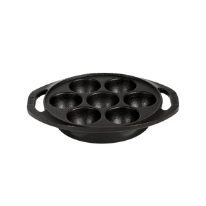 Cast Iron 7 Cavity Paniyaram Pan - Dynamic Cookwares
