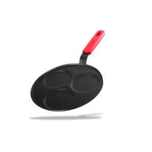 Carbon Steel Uthappam Pan with Lid (26.2cm) - Dynamic Cookwares