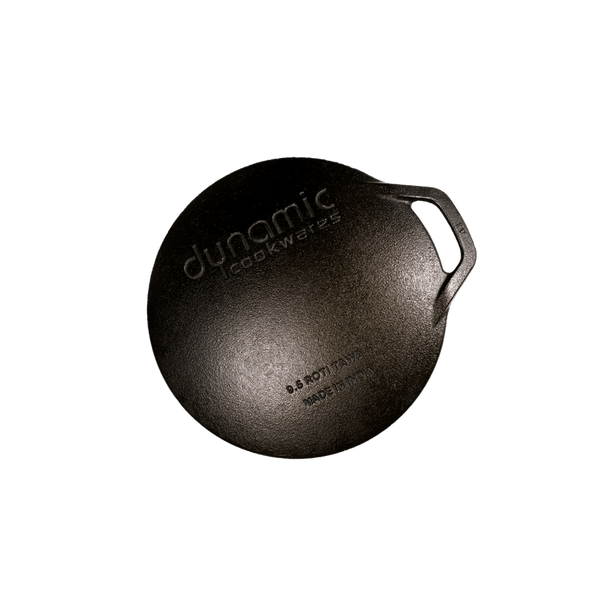 Cast Iron 9.5 Inch Curved Roti Tawa - Dynamic Cookwares